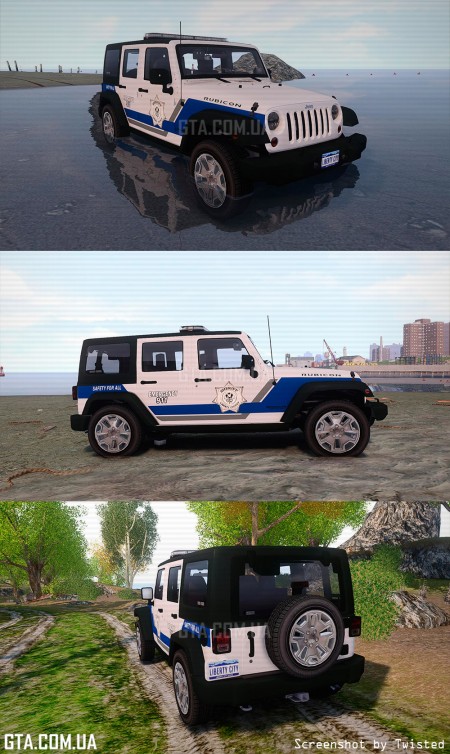 Jeep Wrangler Unlimited Rubicon Police 2013 [ELS]